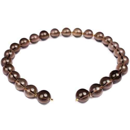 Edelsteinkette rauchquarz