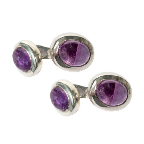 Manschettenknoepfe amethyst