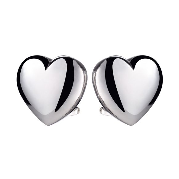 Ohrstecker herz silber