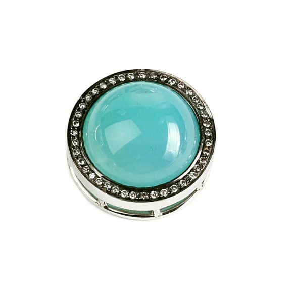 Wechselschliesse chalcedon brillianten