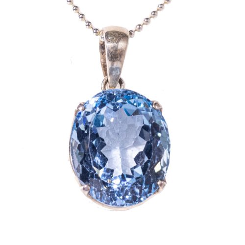 anhaenger aquamarin klein