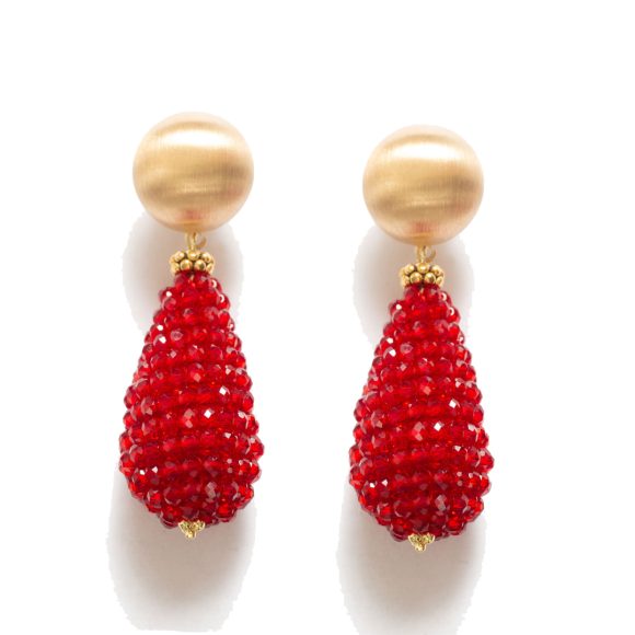 tropfen rot clip gold matt