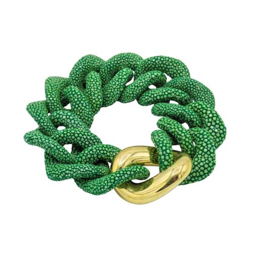 armband gruen gold