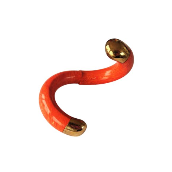 Armreif Orange Geoeffnet